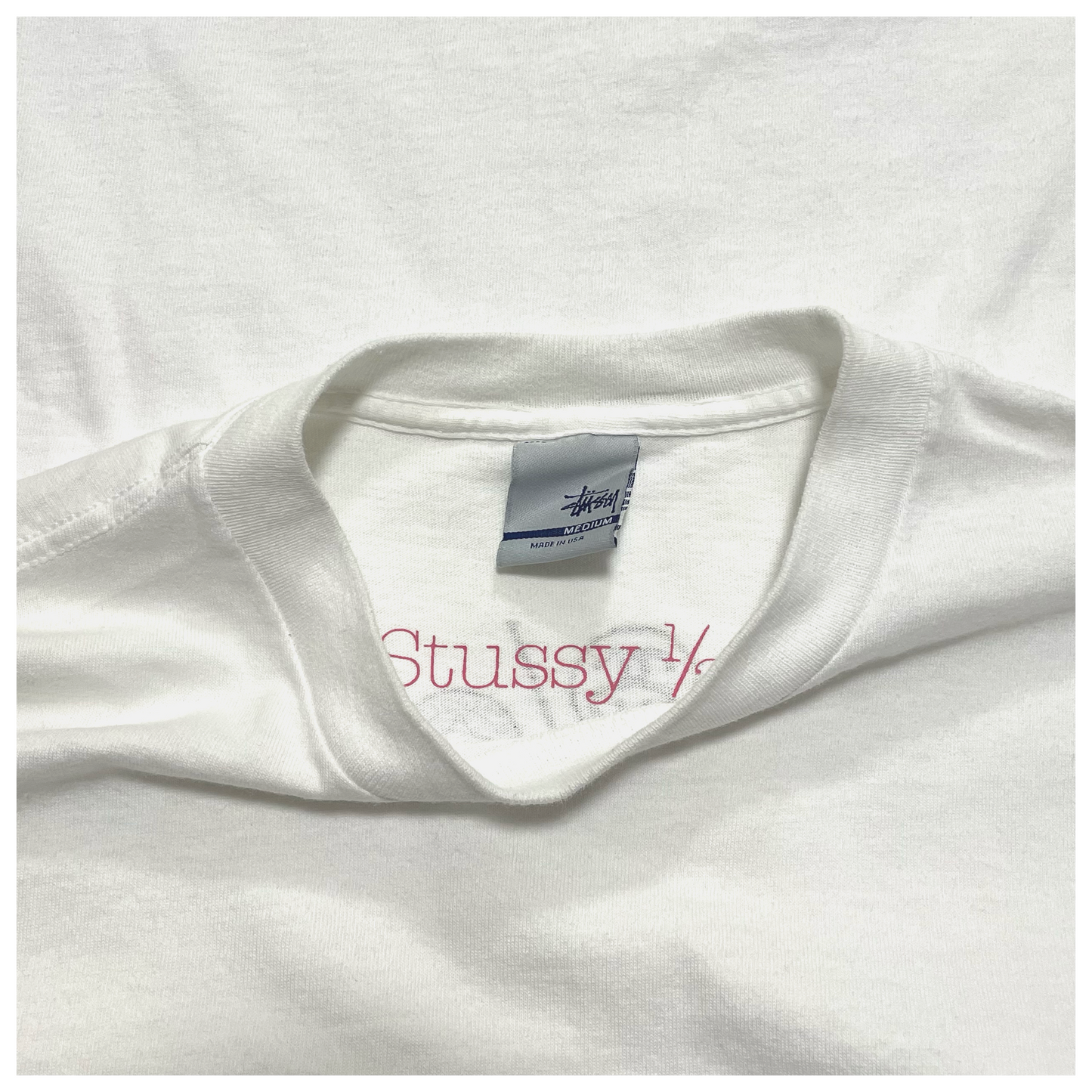 STUSSY x FINESSE(Hiroshi Fujiwara) Print Design Tee