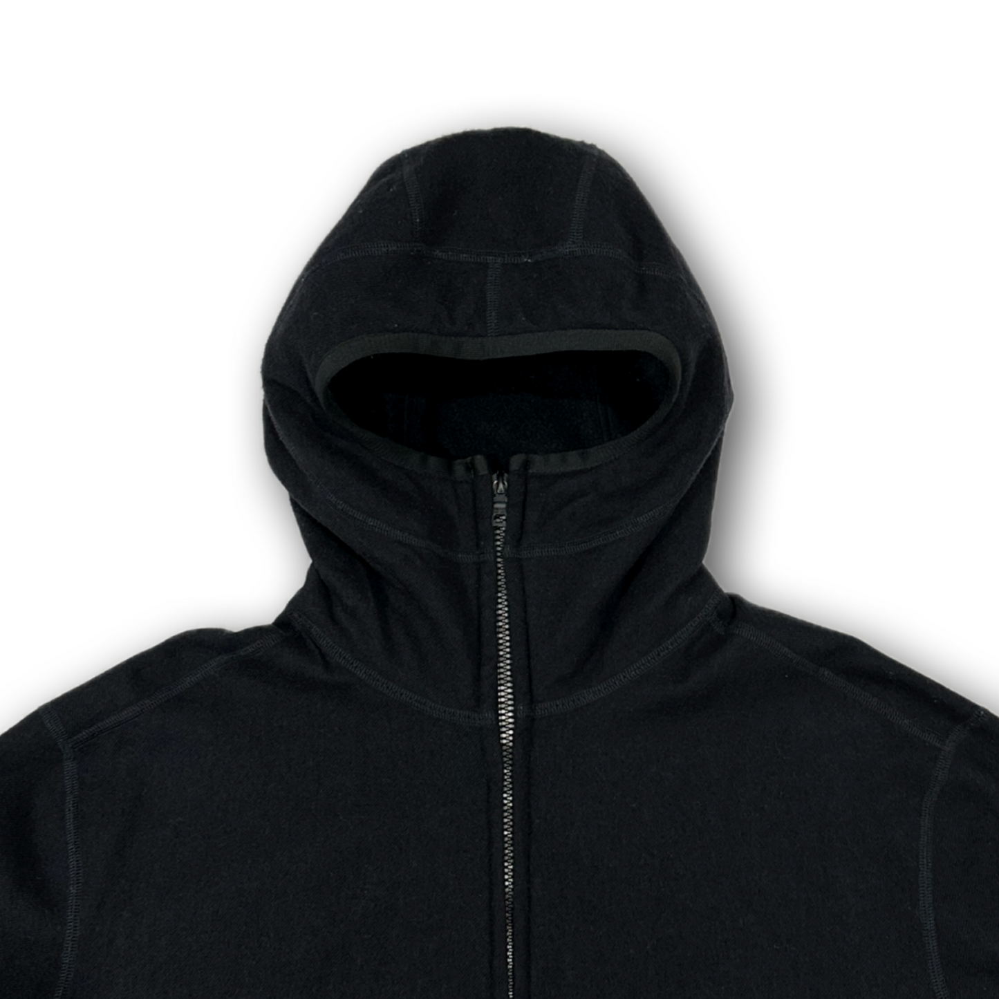PRADASPORT Technical Wool Double Zip Balaclava Jacket