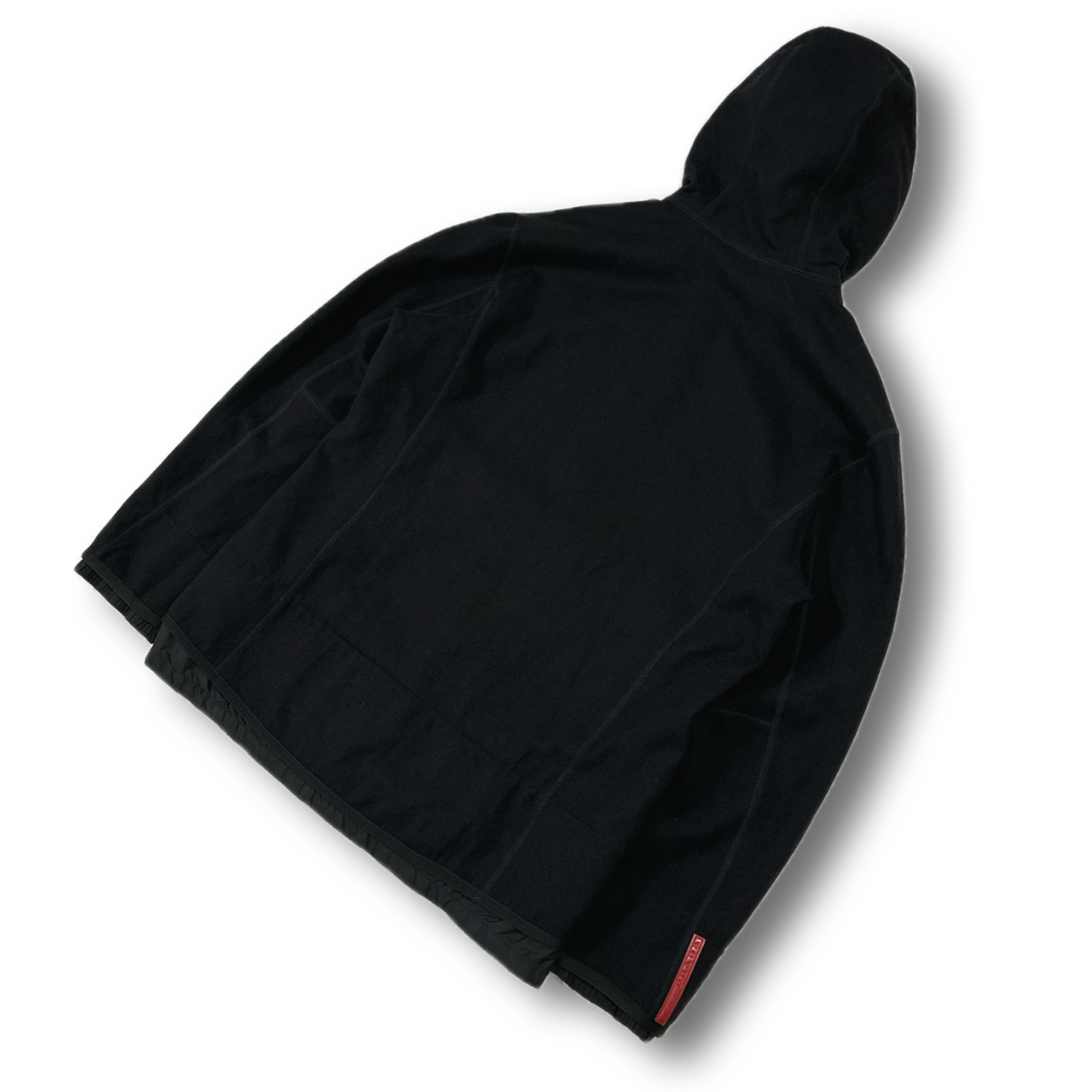 PRADASPORT Technical Wool Double Zip Balaclava Jacket