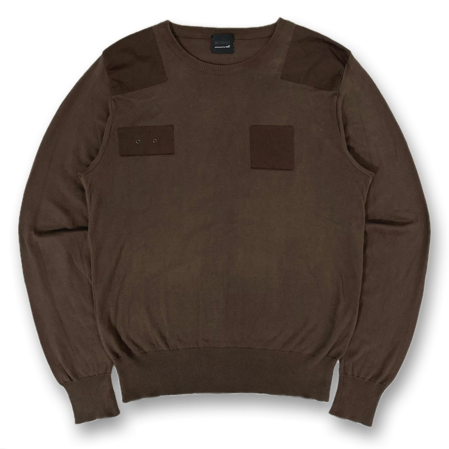 "96 HOURS" neil barrett for PUMA Asymmetric Design Cotton Knit