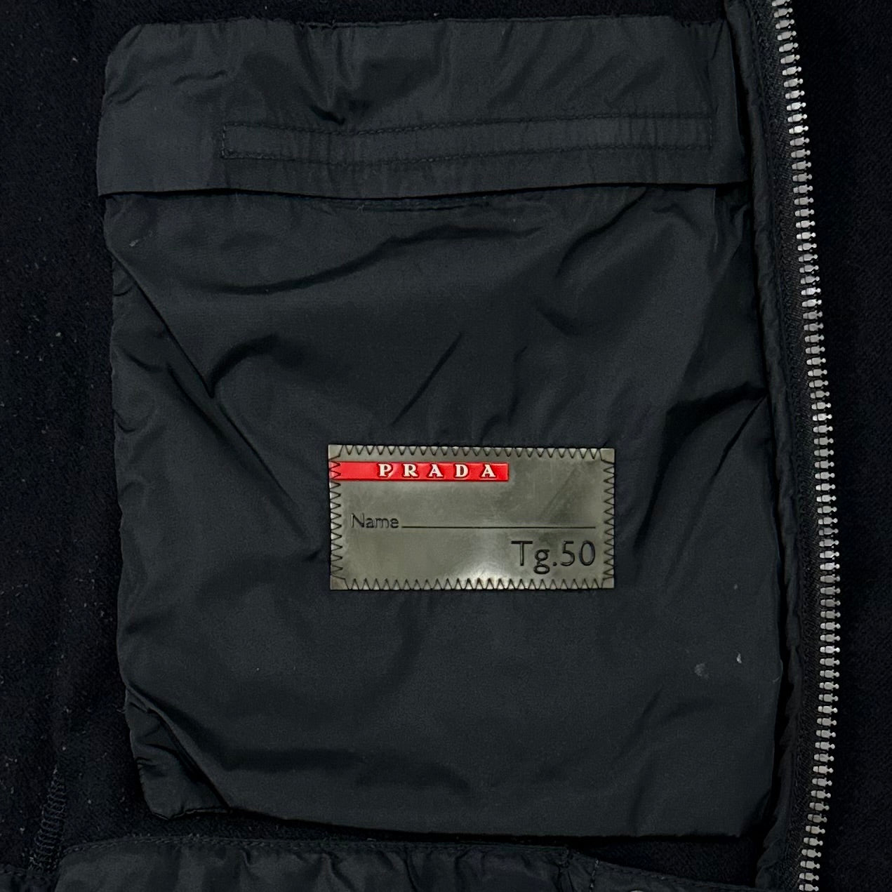 PRADASPORT Technical Wool Double Zip Balaclava Jacket