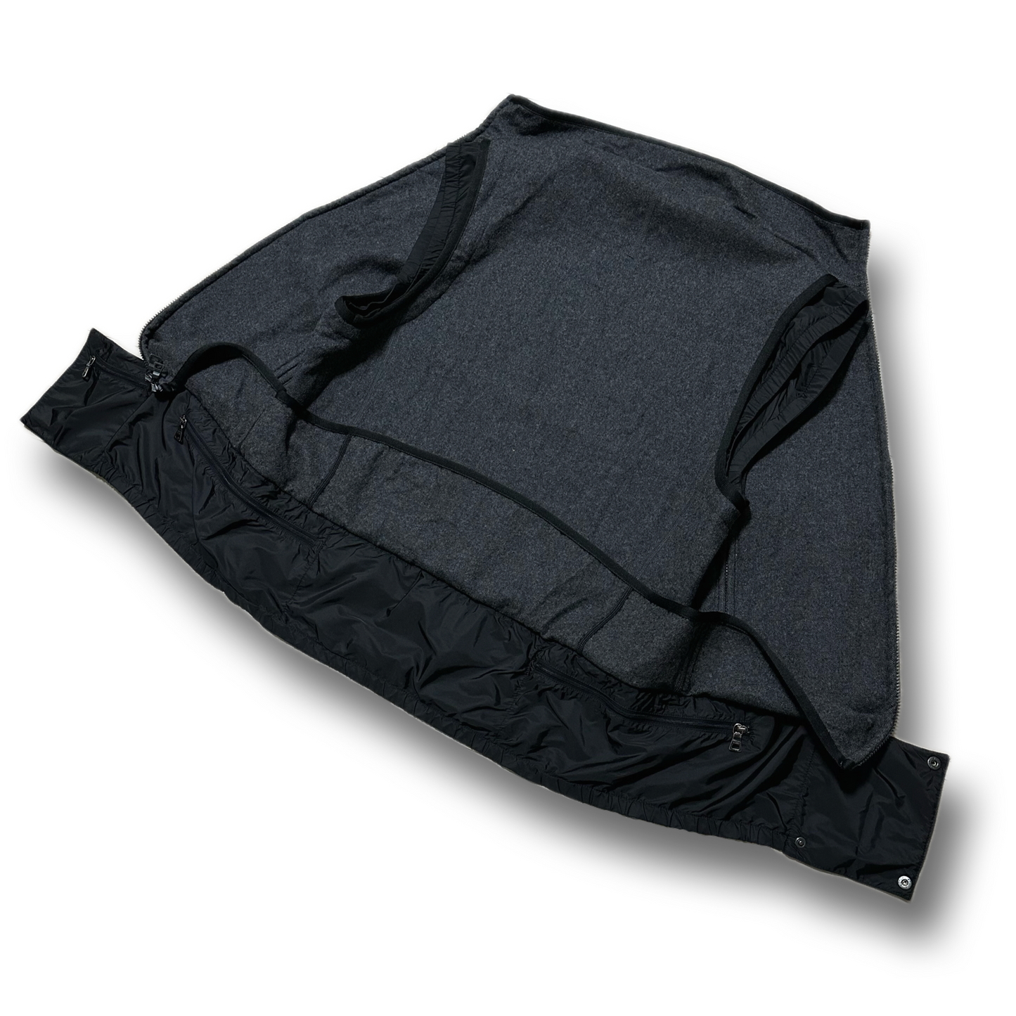 PRADASPORT Technical Wool Double Zip Vest