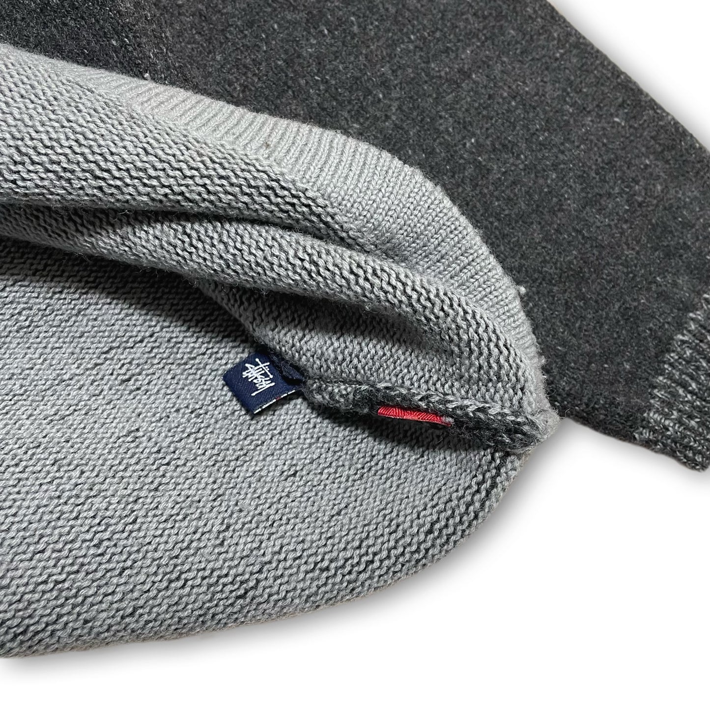 STUSSY 1/4 Zip Hood Knit