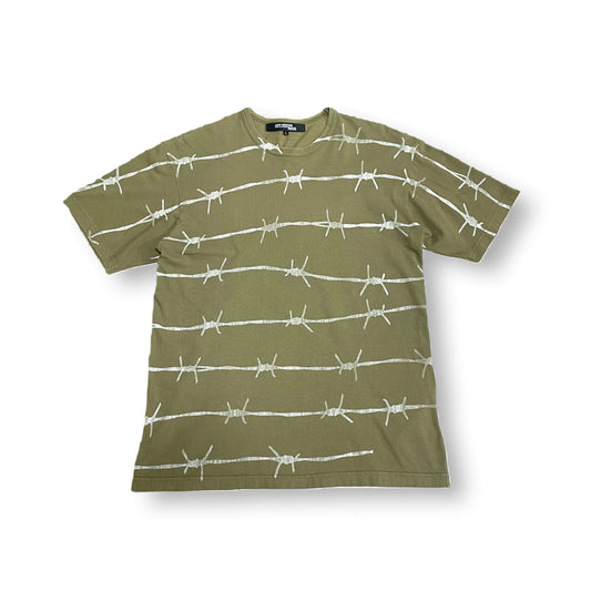 JUNYAWATANABE MAN Barbed Wire Print Tee