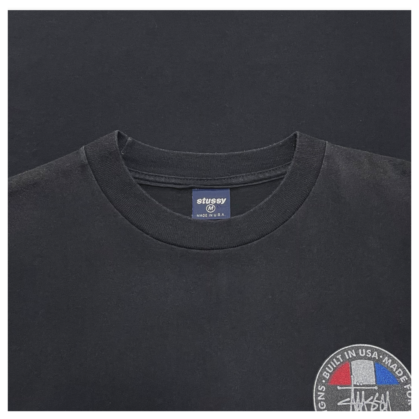 STUSSY Tricolore Print Tee